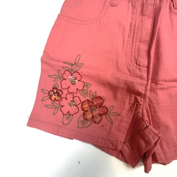 NWT Gymboree Girl Hibiscus Short & Ruffle Neck Hibiscus Tank Size 8 - Picture 3 of 7